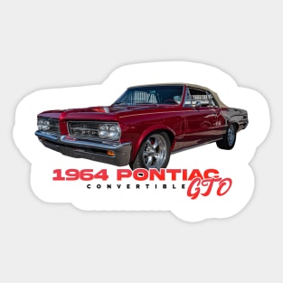 1964 Pontiac GTO Convertible Sticker